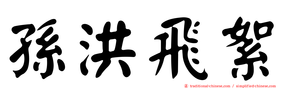 孫洪飛絮