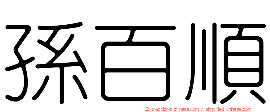 孫百順