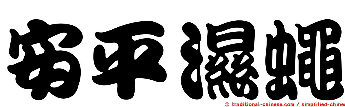 安平濕蠅