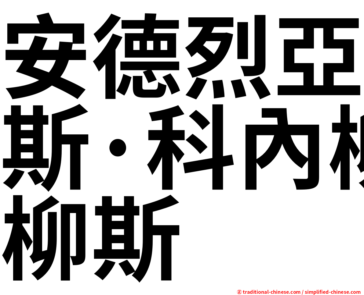 安德烈亞斯·科內柳斯