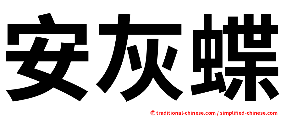 安灰蝶