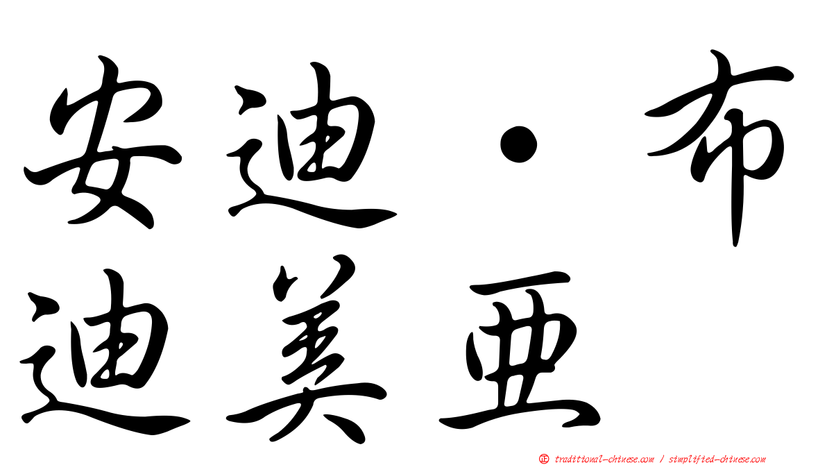 安迪·布迪美亞