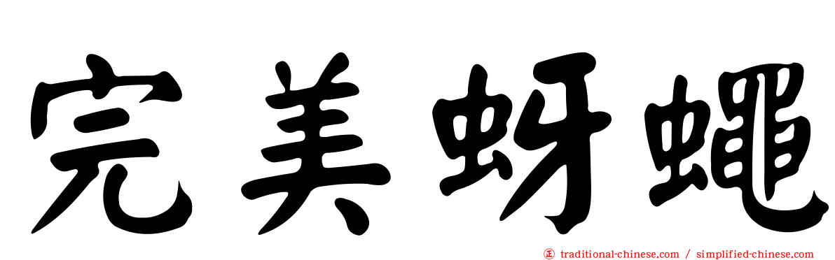 完美蚜蠅