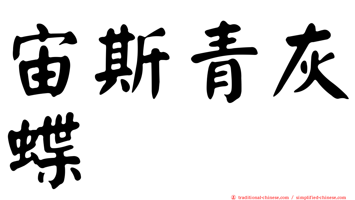 宙斯青灰蝶