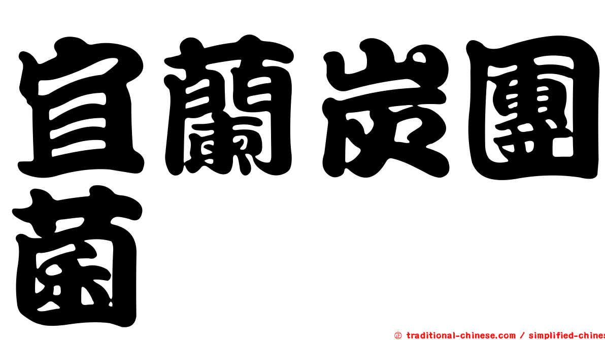 宜蘭炭團菌