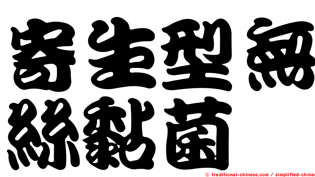 寄生型無絲黏菌