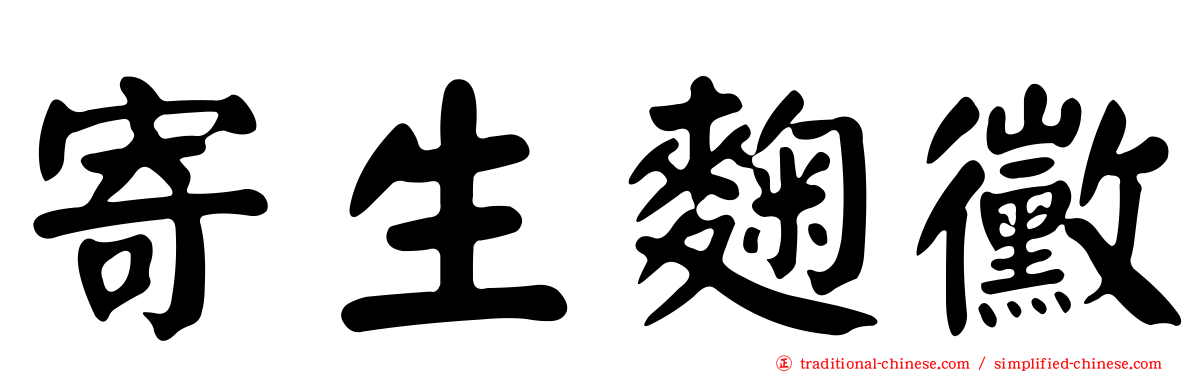 寄生麴黴