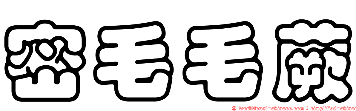 密毛毛蕨