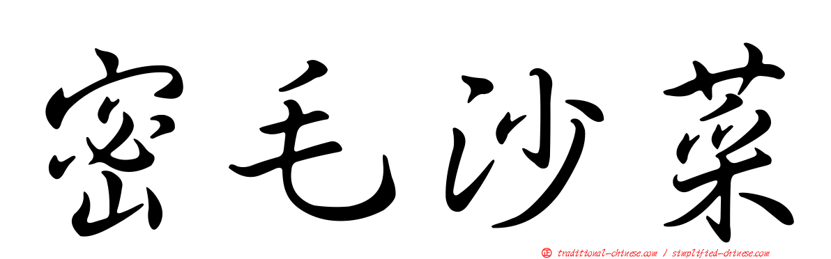 密毛沙菜