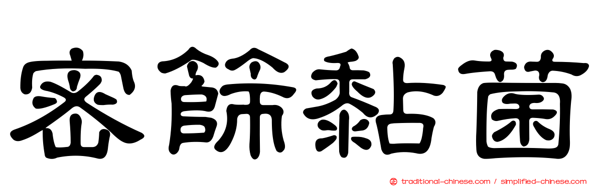 密篩黏菌