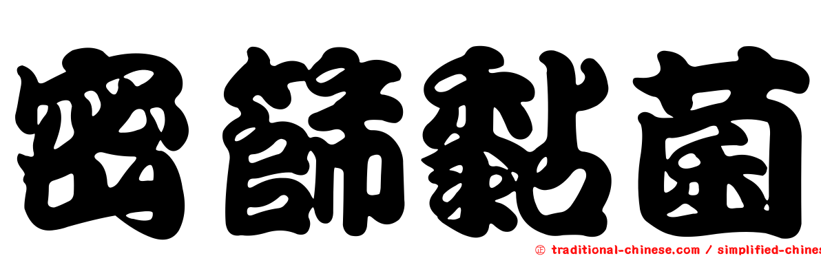 密篩黏菌