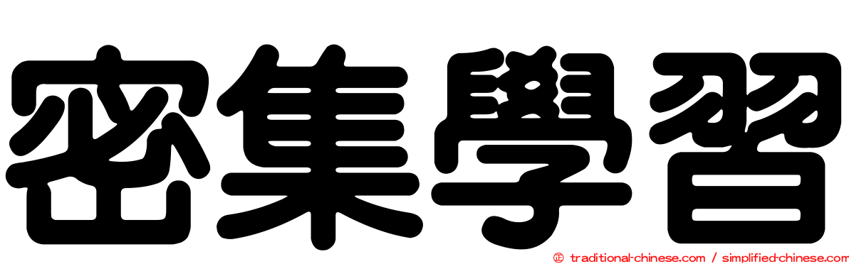 密集學習