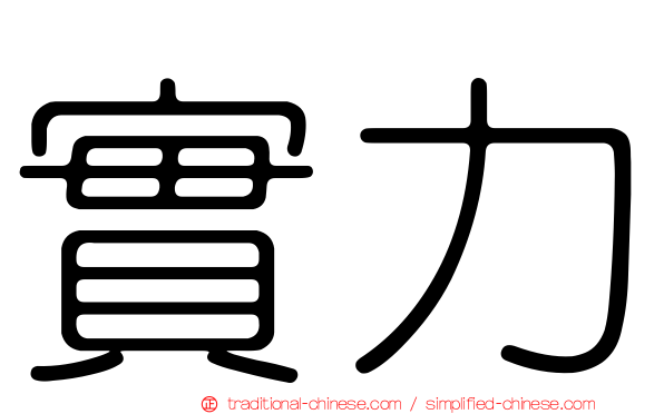 實力