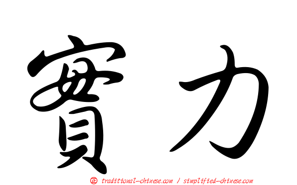 實力