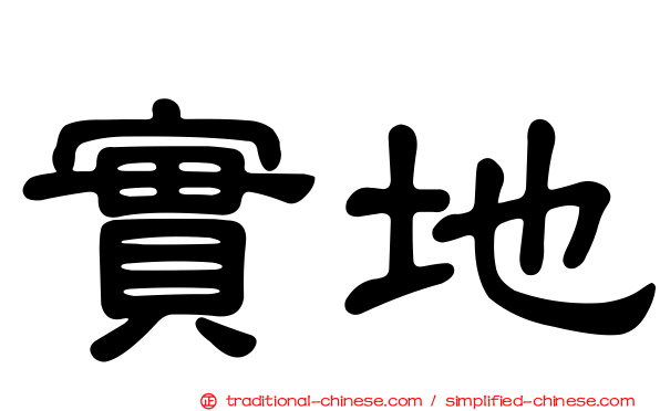 實地