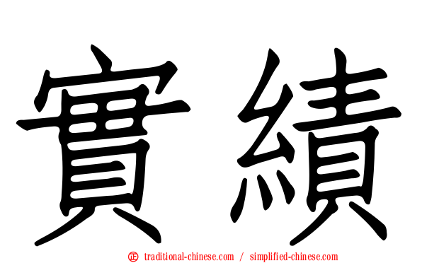 實績
