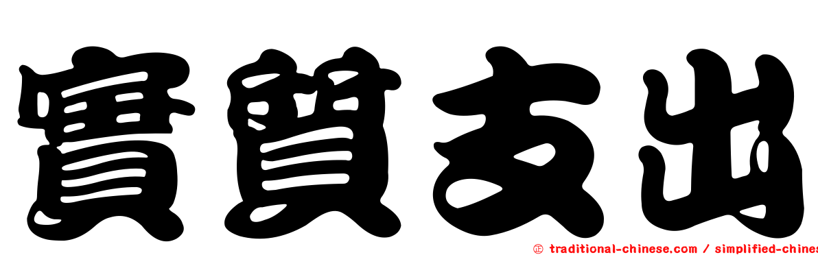 實質支出