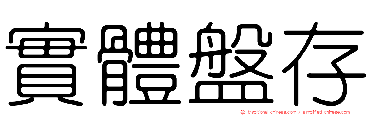 實體盤存