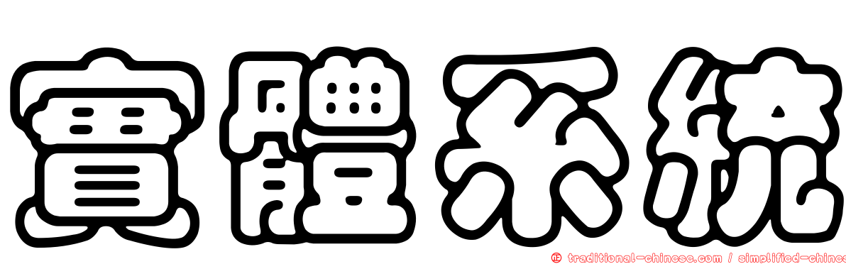 實體系統