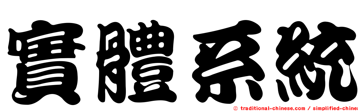 實體系統