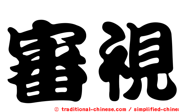 審視