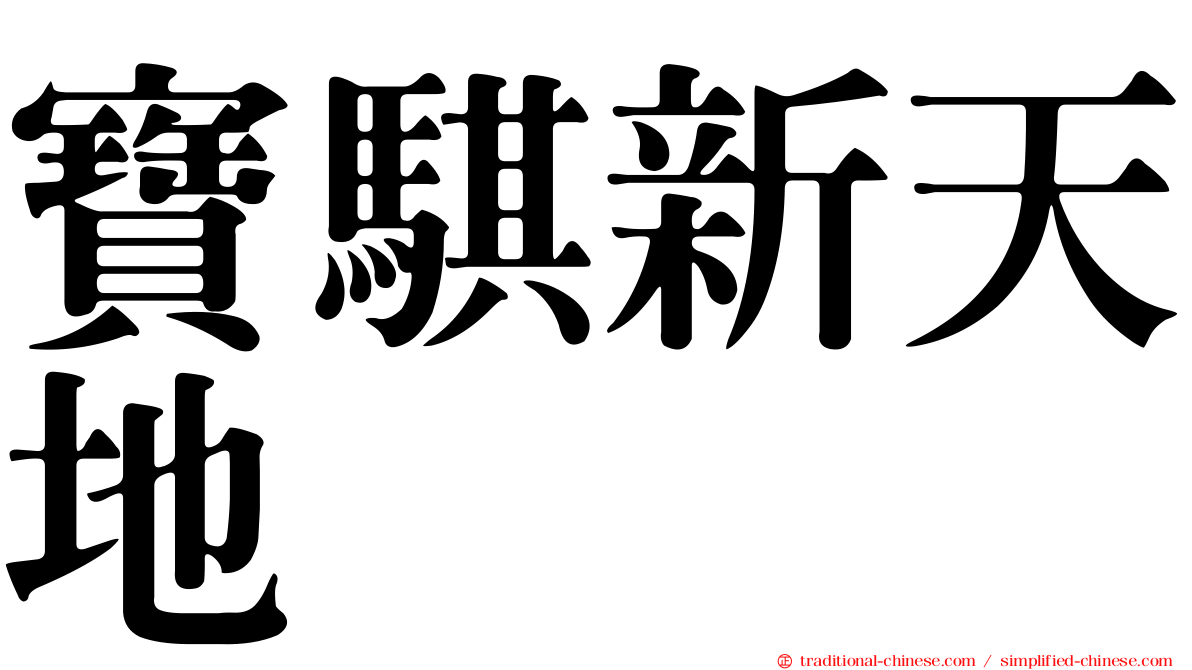 寶騏新天地