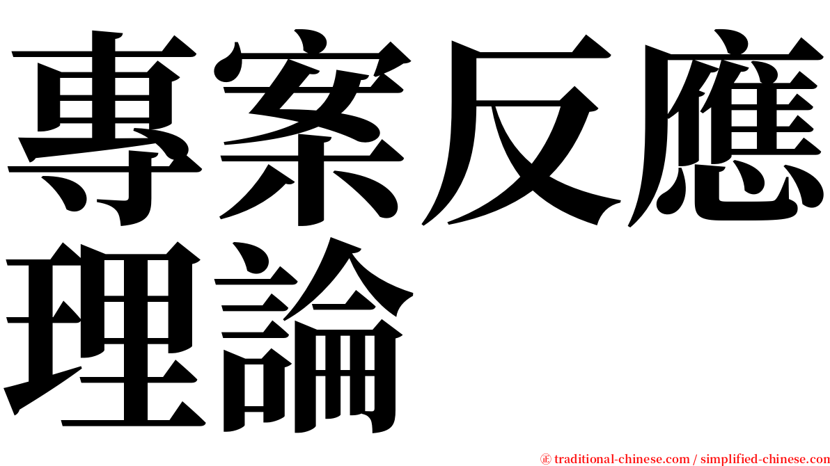 專案反應理論 serif font
