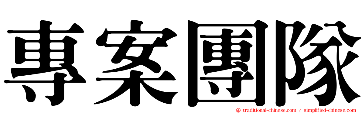 專案團隊