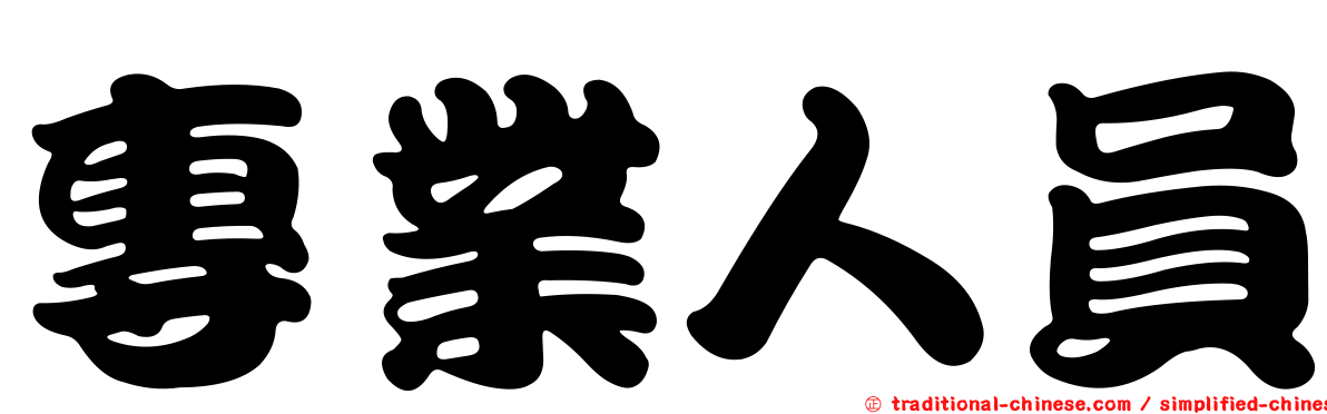 專業人員