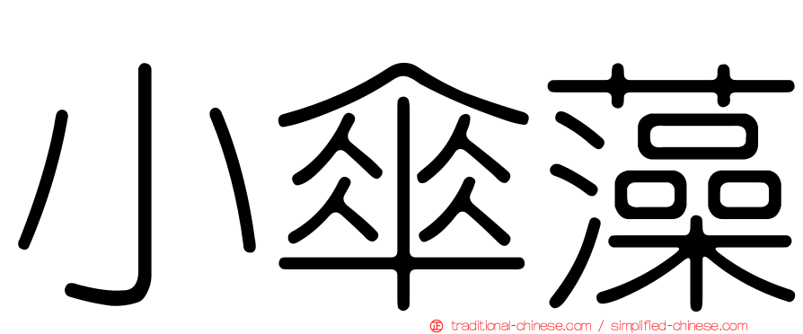 小傘藻