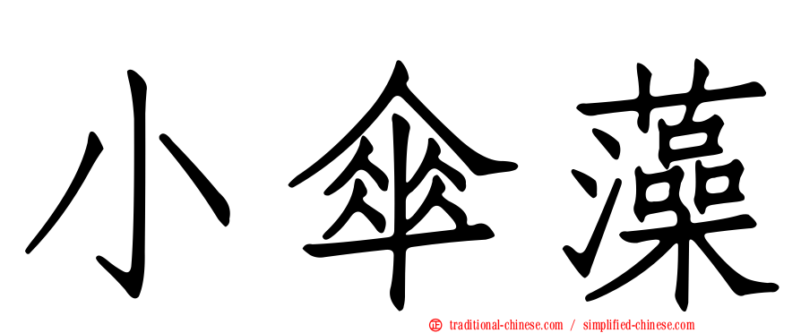 小傘藻