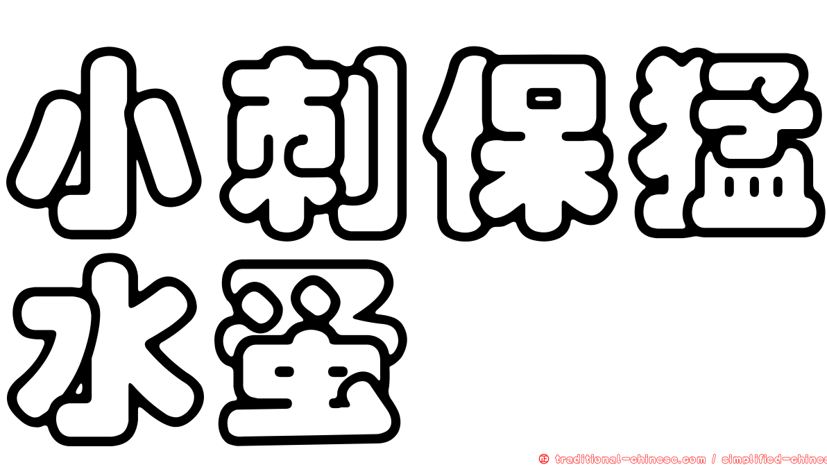 小刺保猛水蚤
