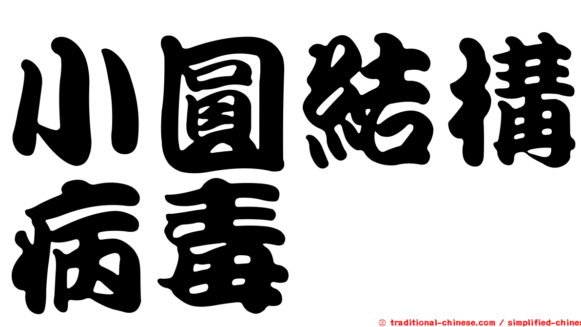 小圓結構病毒
