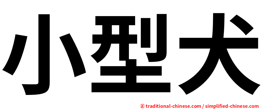 小型犬