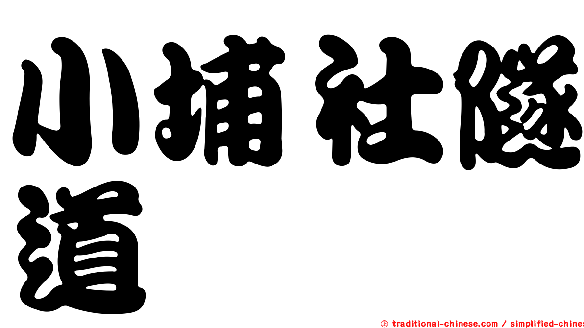 小埔社隧道