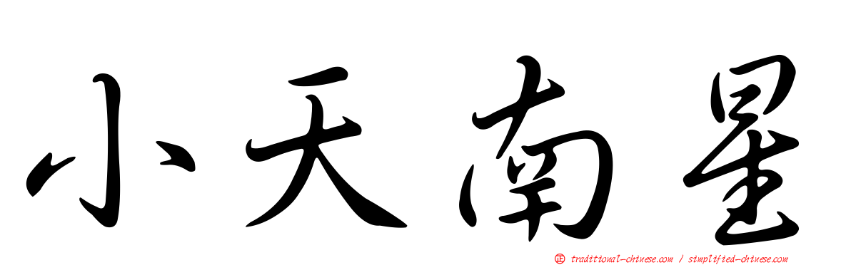 小天南星