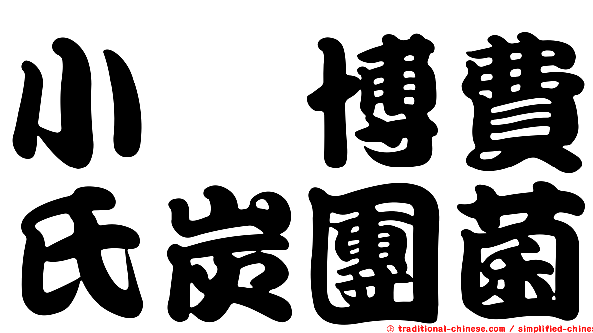 小孢博費氏炭團菌