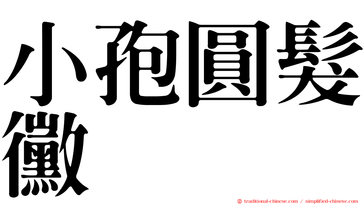 小孢圓髮黴