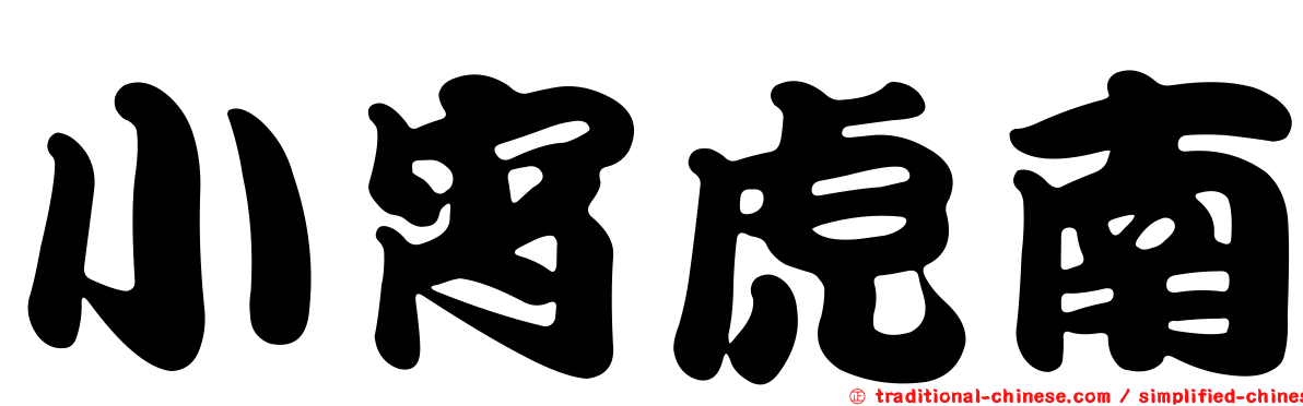 小宵虎南