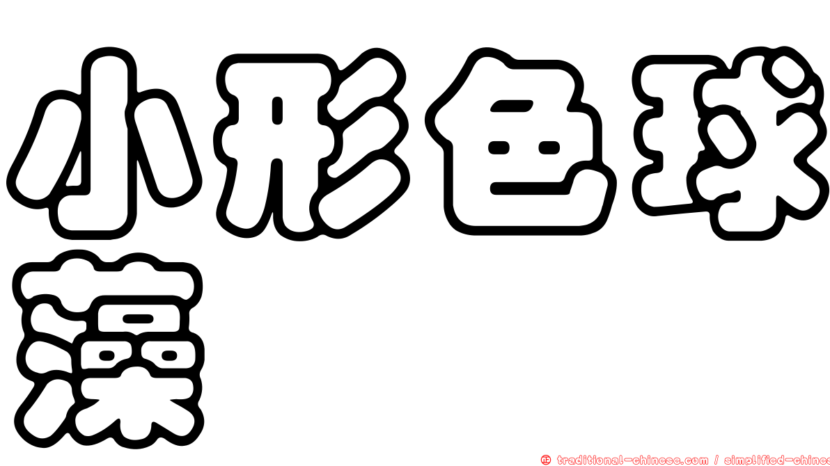 小形色球藻