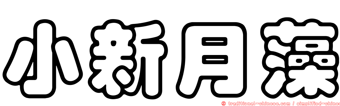 小新月藻