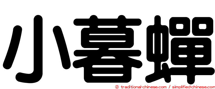 小暮蟬