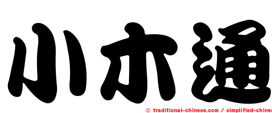 小木通