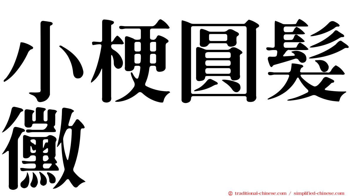 小梗圓髮黴