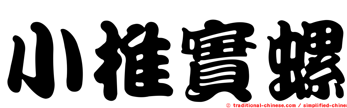 小椎實螺