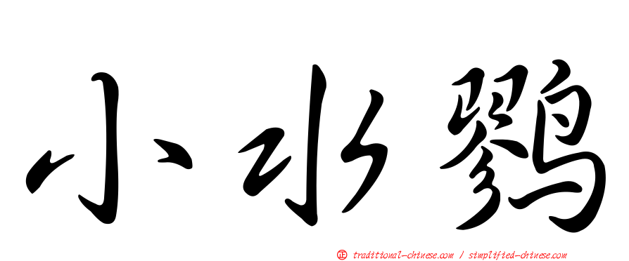 小水鷚