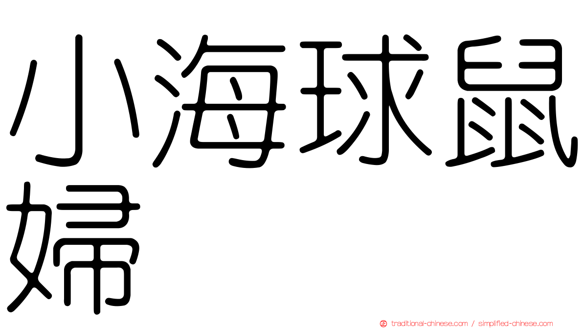 小海球鼠婦