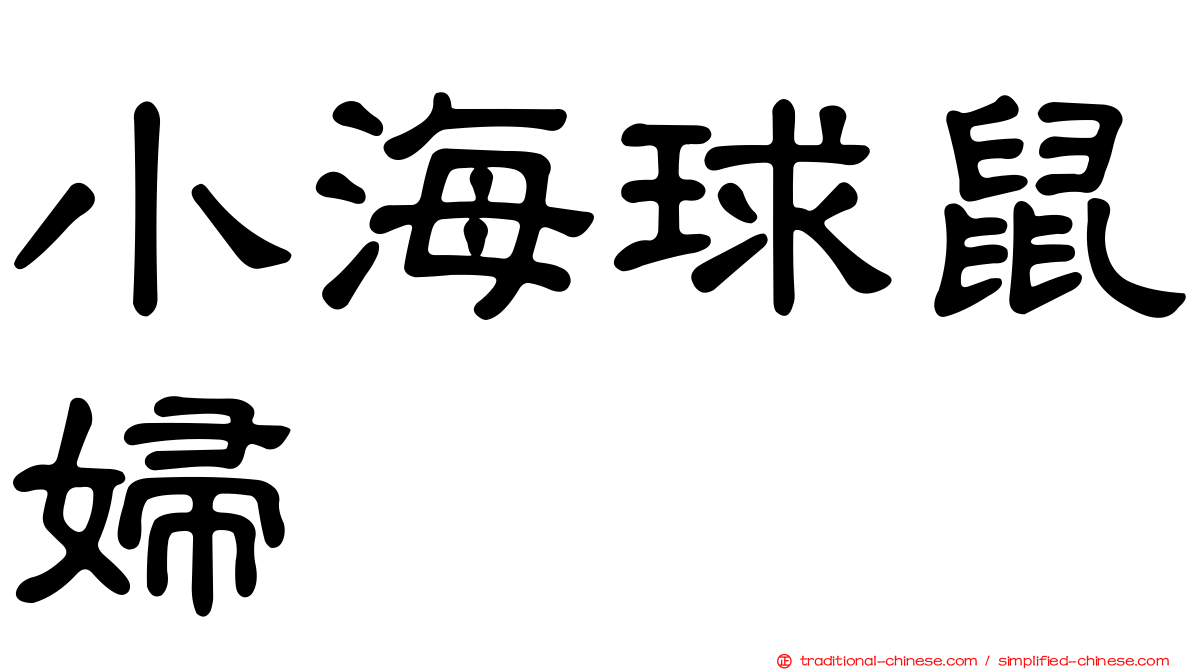 小海球鼠婦
