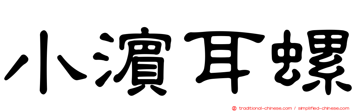 小濱耳螺