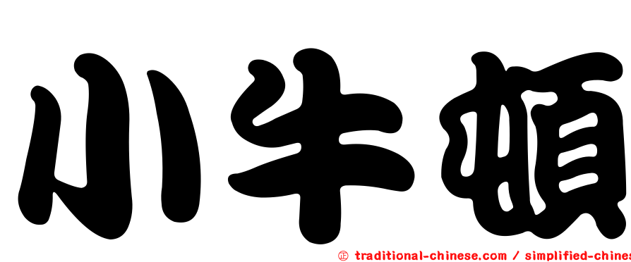 小牛頓